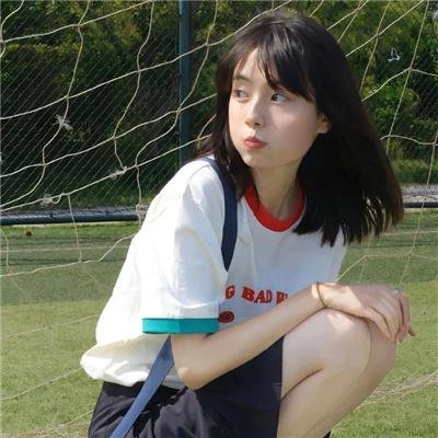 在月光下